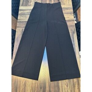 COS Women's High Waist Wide Leg Pants Trousers Black Sz EU 38 or US 8 - EUC